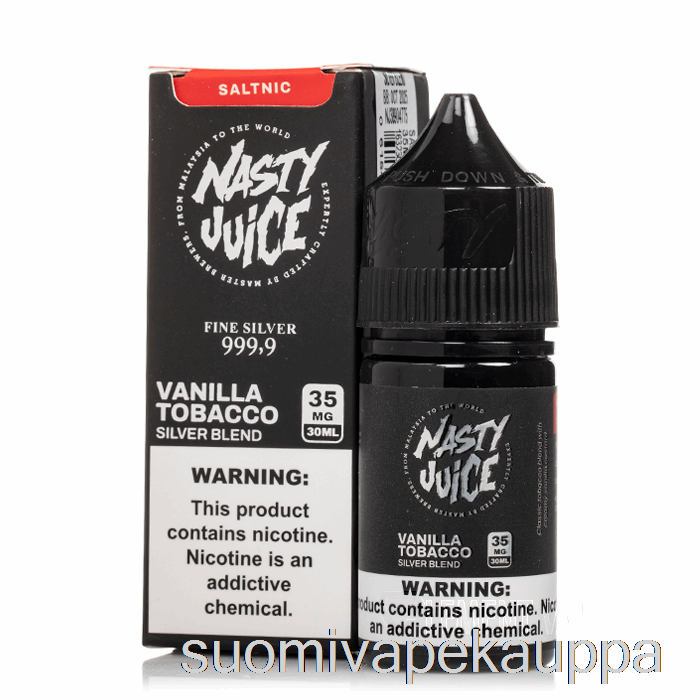 Vape Nesteet Hopeaseos - Ilkeä Suola - 30ml 35mg